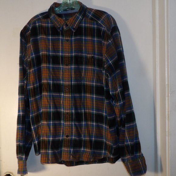 Woolrich " Trout Run " Flannel Button Down Shirt Sz XL - Picture 2 of 6